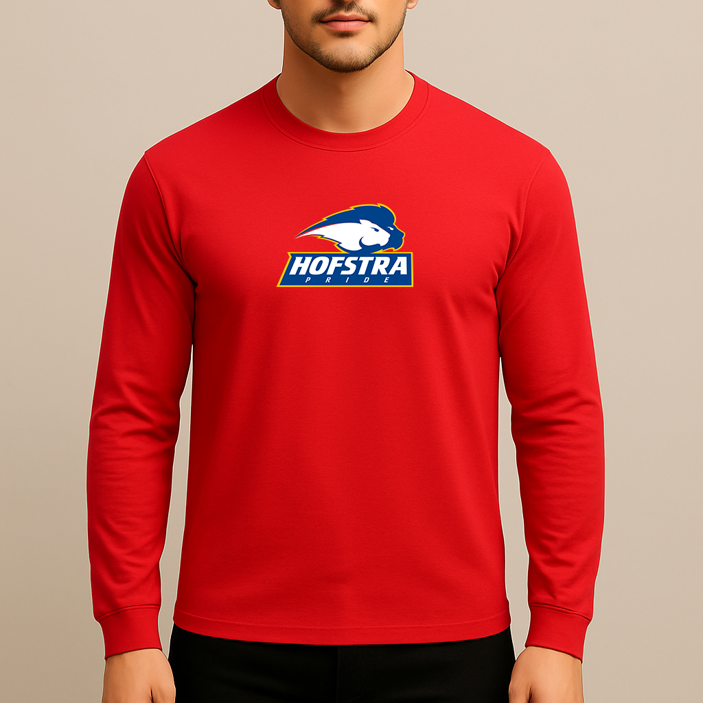 Men's Hofstra Pride Logo Long Sleeve T-Shirt