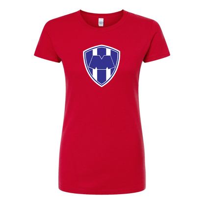 Women's Monterrey FC Round Neck T-Shirt