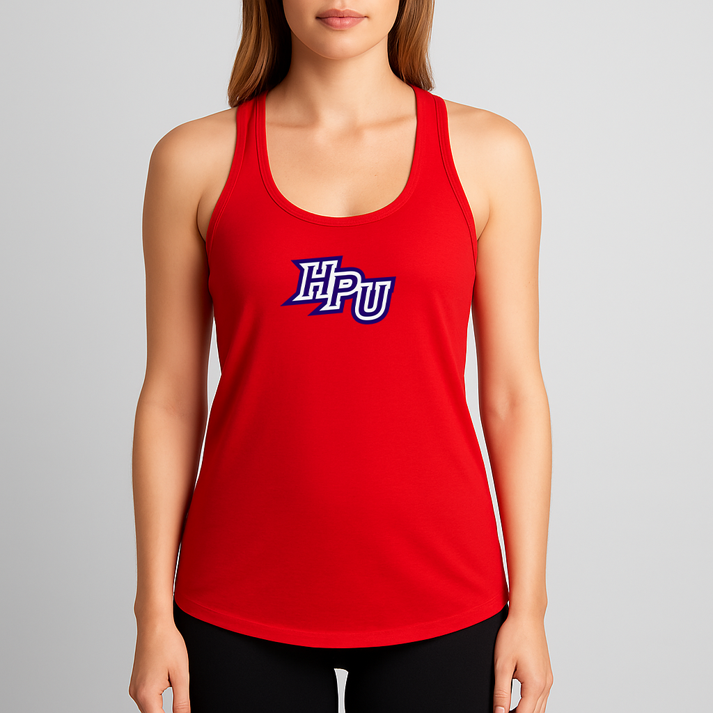 Women's High Point Panthers Logo Next Level Ideal Racerback Tank