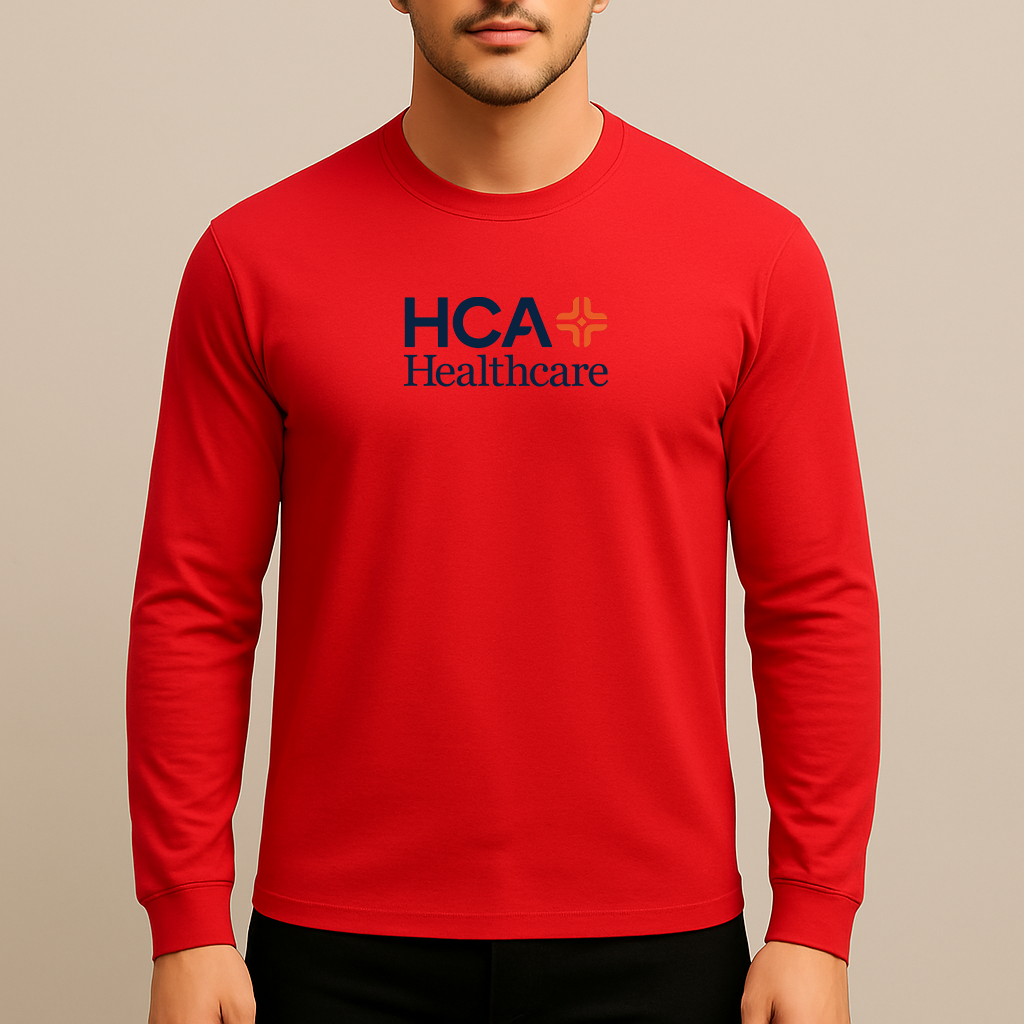 Men's HCA Healthcare Logo Long Sleeve T-Shirt