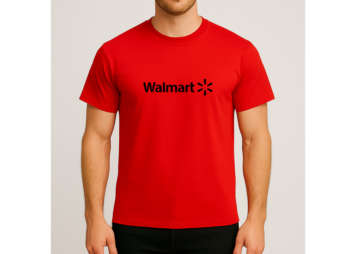 Men's Walmart Logo Cotton T-Shirt