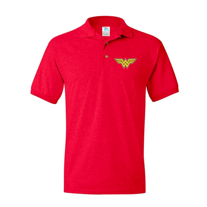 Men's Wonder Woman Superhero Dry Blend Polo