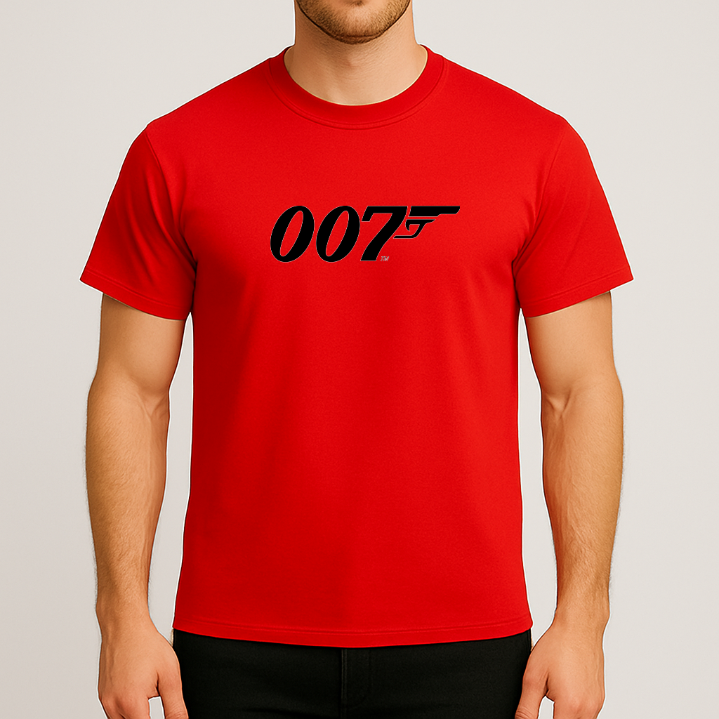 Men's 007 James Bond Movie Cotton T-Shirt
