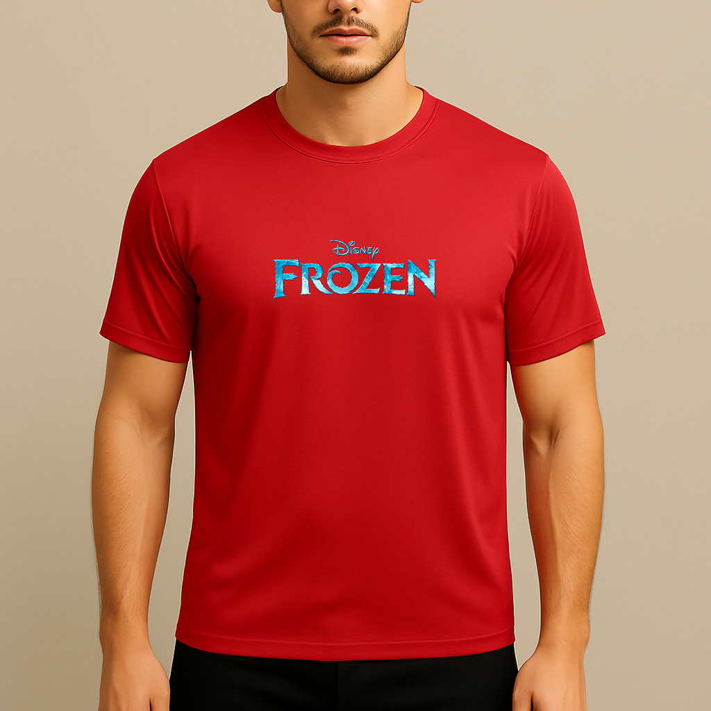 Men's Frozen Disney Polyester T-Shirt