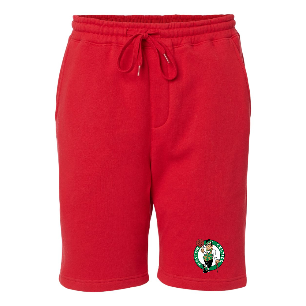 Men's Boston Celtics Logo Independent Trading Co Midweight Fleece Shorts