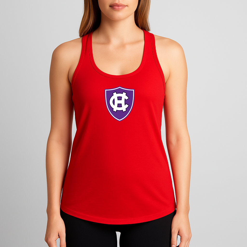 Women's Holy Cross Crusaders Logo Next Level Ideal Racerback Tank