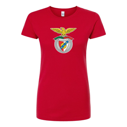 Women's SL Benfica FC Round Neck T-Shirt