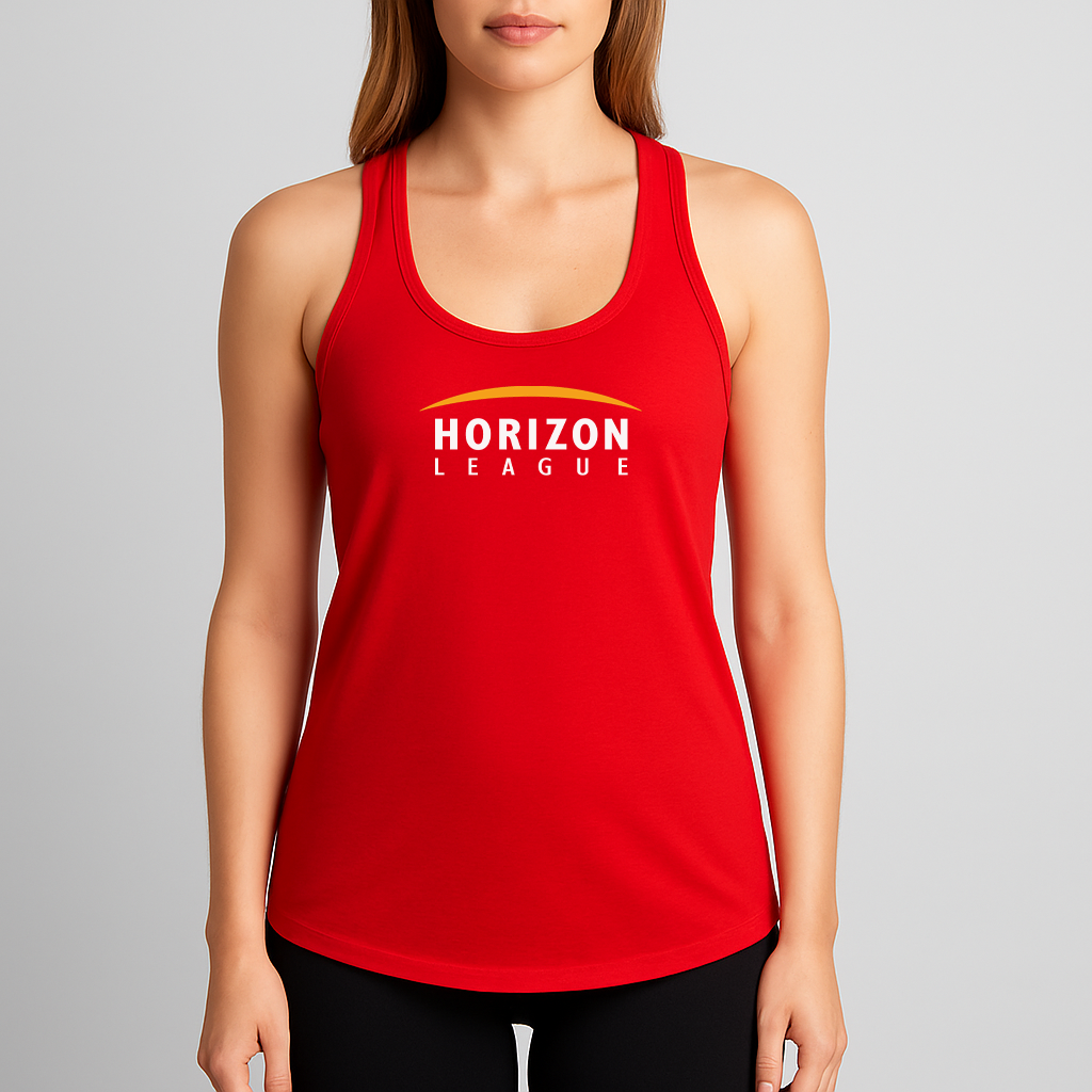 Women's Horizon League Logo Next Level Ideal Racerback Tank