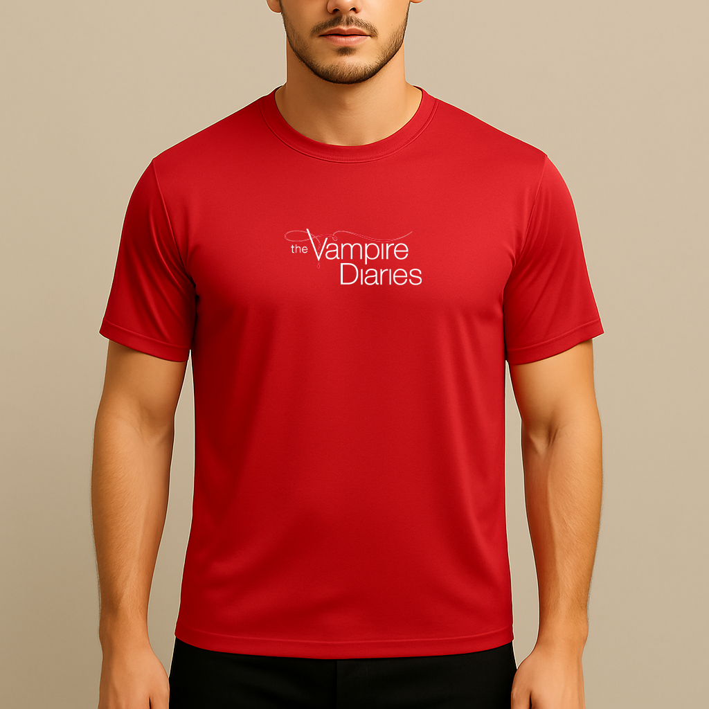 Men's The Vampire Diaries Series Polyester T-Shirt
