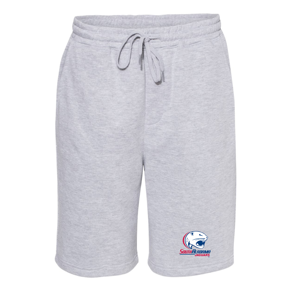 Men's South Alabama Jaguars Logo Independent Trading Co Midweight Fleece Shorts