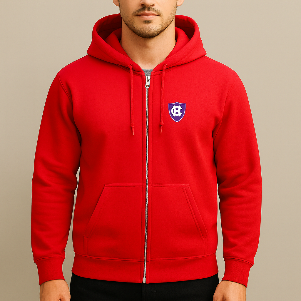 Men's Holy Cross Crusaders Logo Zipper Hoodie