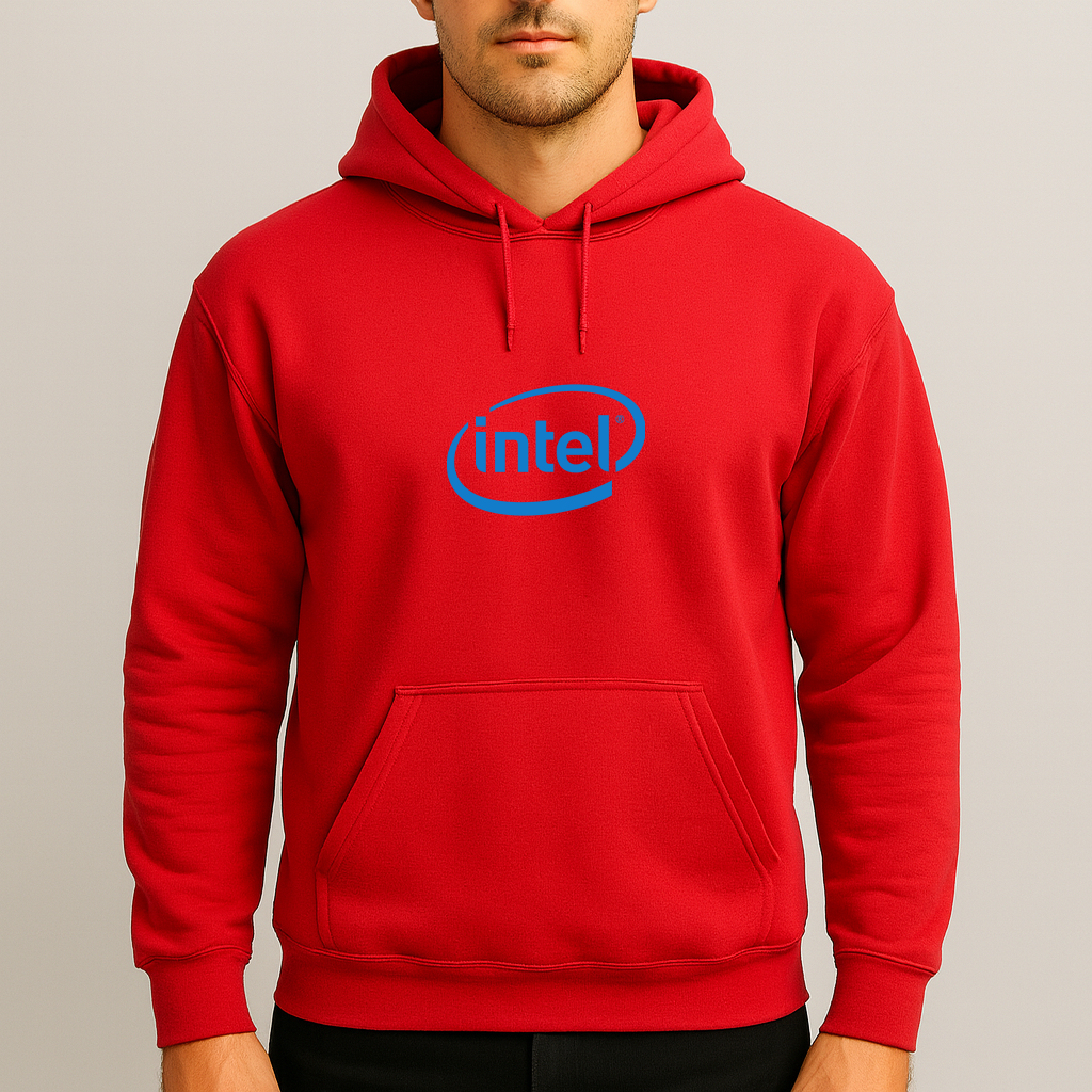 Men's Intel Logo Pullover Hoodie