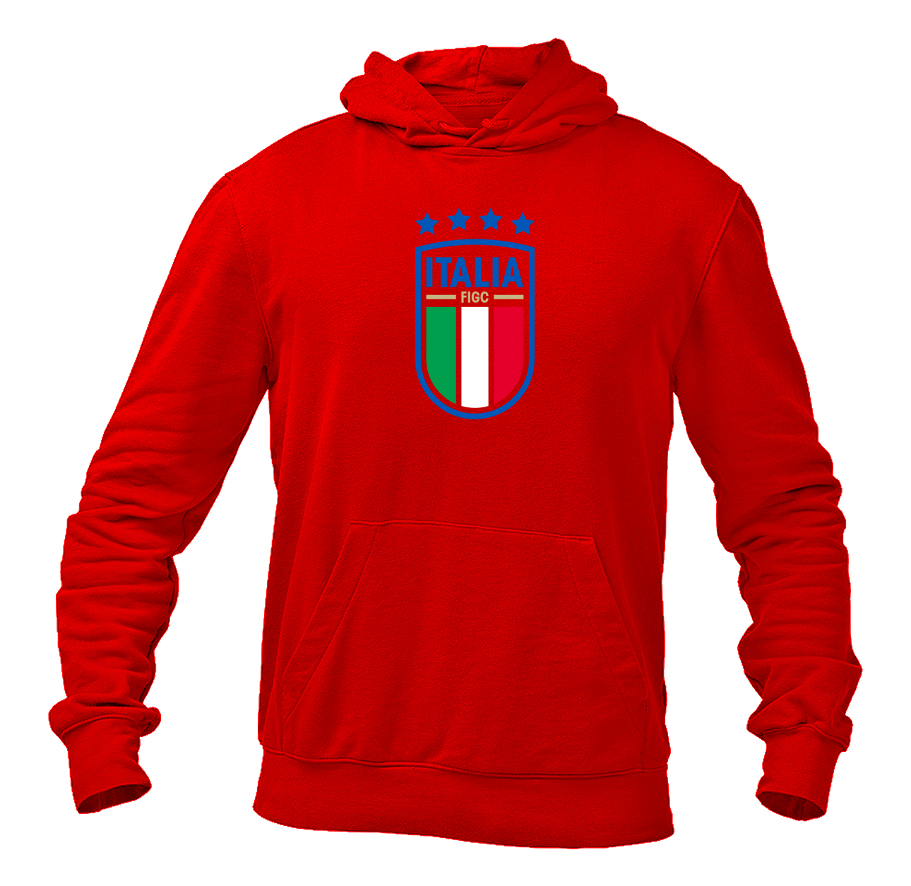 Men's Italy National Soccer Pullover Hoodie