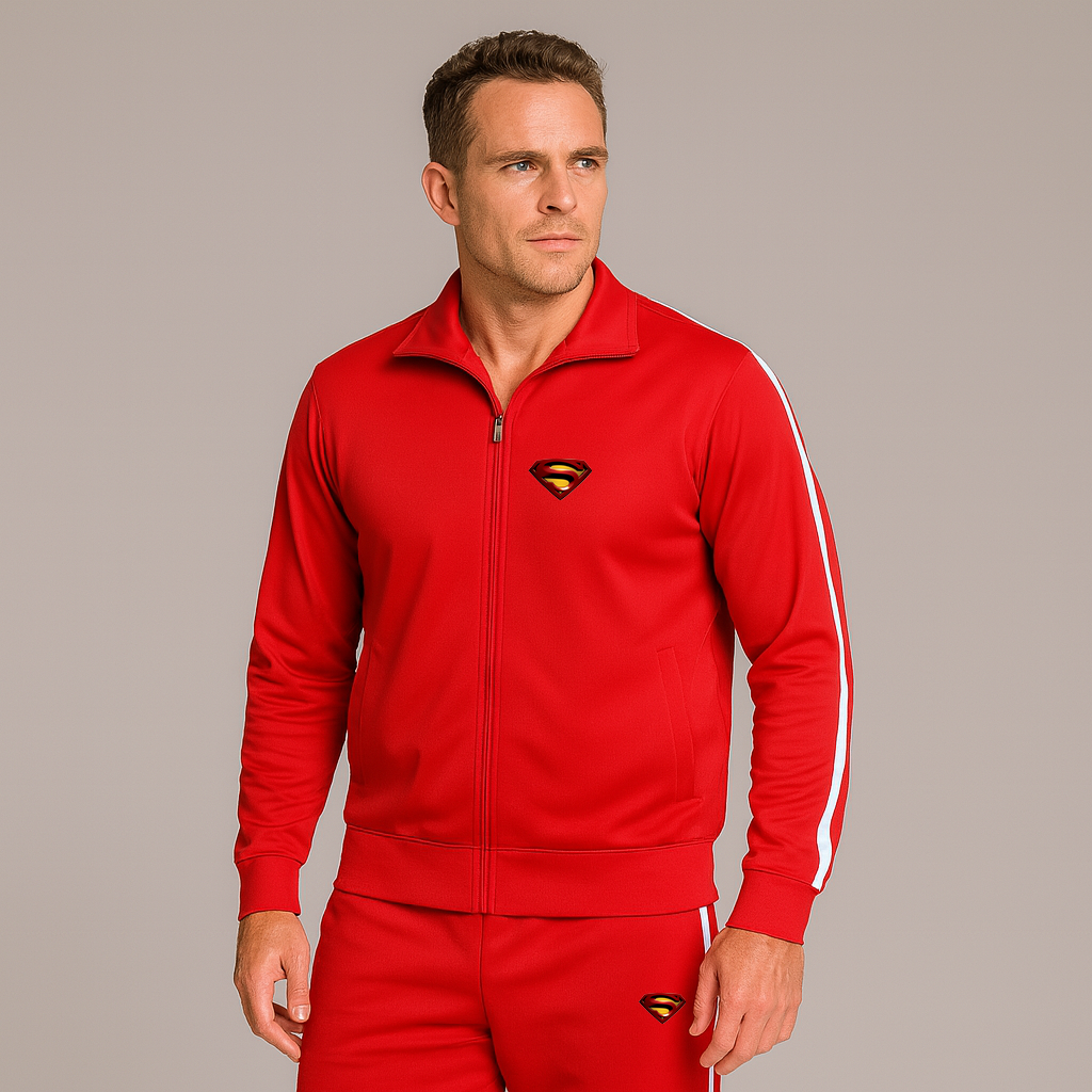 Men's Superman Superhero Dri-Fit TrackSuit