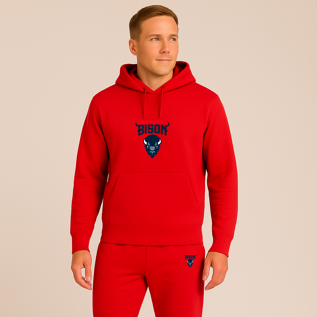 Men's Howard Bison Logo Hoodie Joggers Set