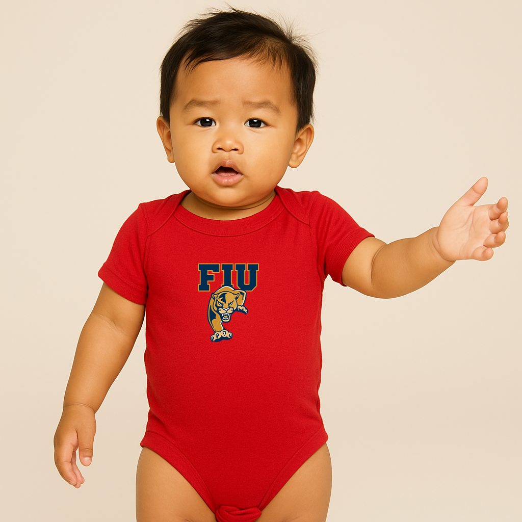 FIU Panthers Logo Baby Romper Onesie
