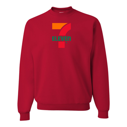 Men's 7 Eleven Logo  JERZEES NuBlend Crewneck Sweatshirt