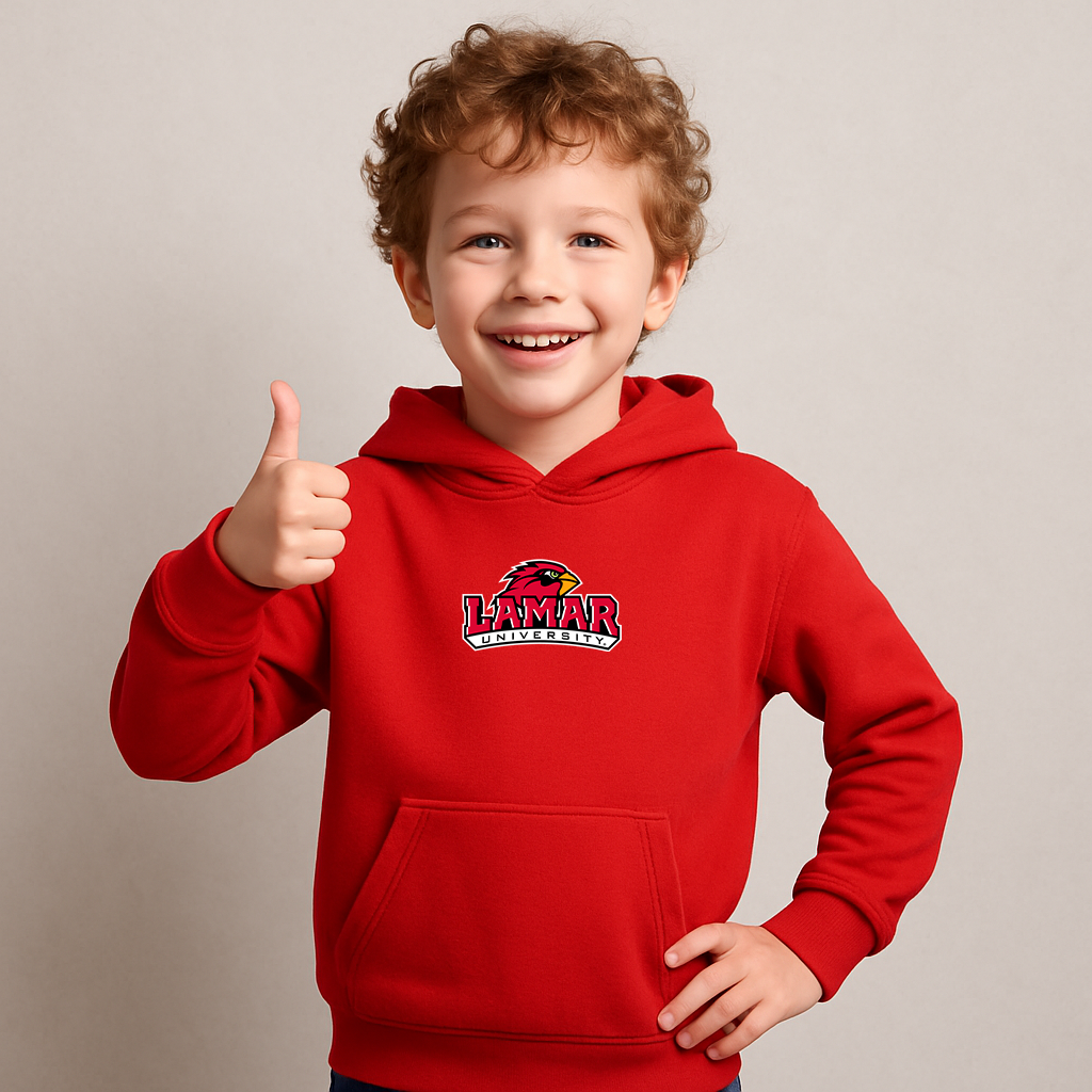 Youth Lamar Cardinals Logo Pullover Hoodie