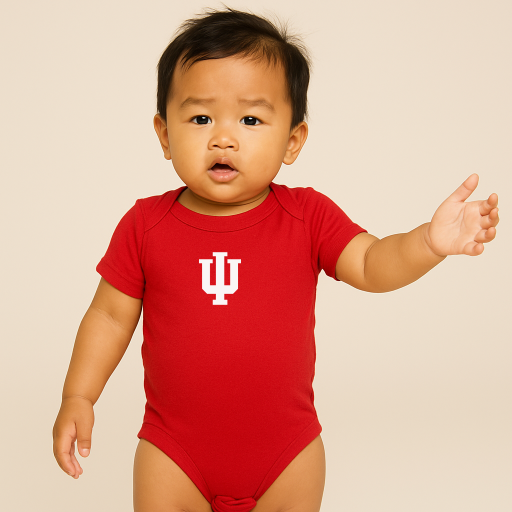 Indiana Hoosiers Logo Baby Romper Onesie