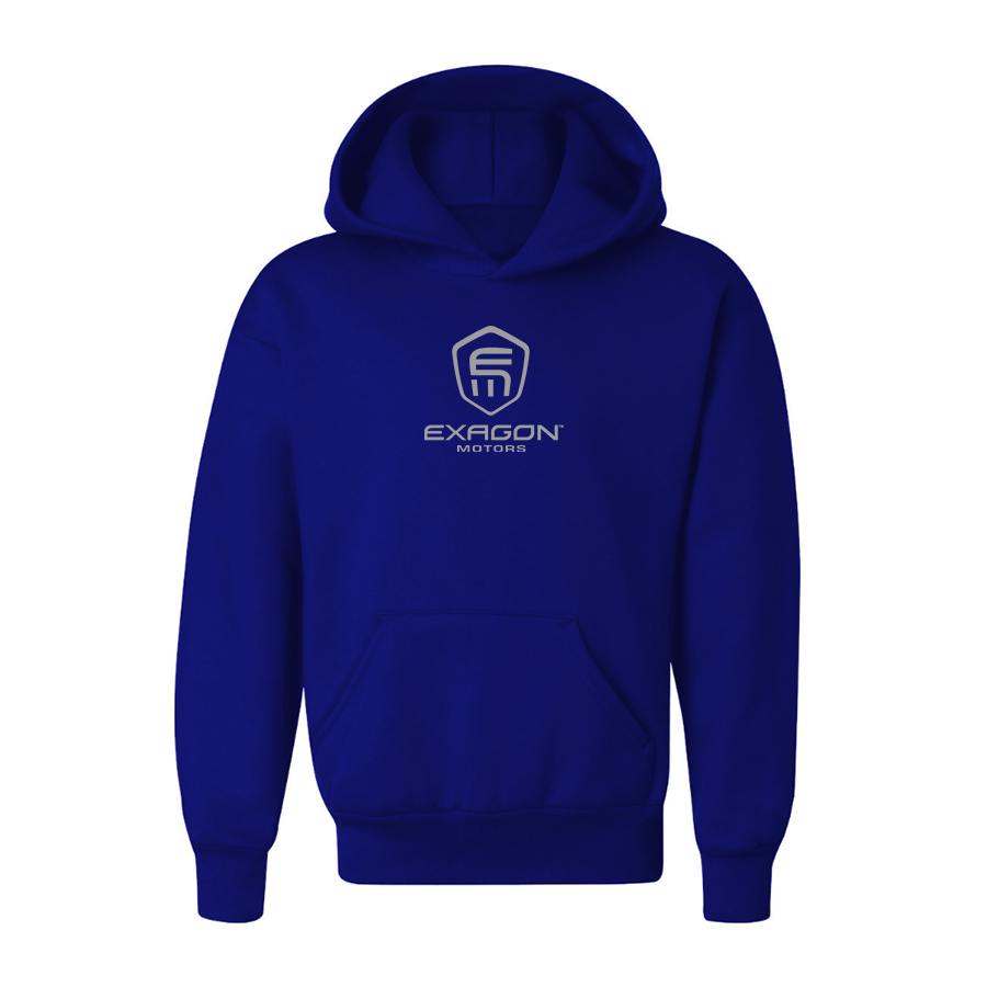 Youth Exagon Motors Logo Pullover Hoodie