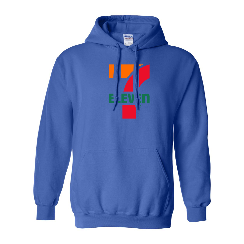 Men's 7 Eleven Logo Gildan  Heavy Blend Hooded Sweatshirt