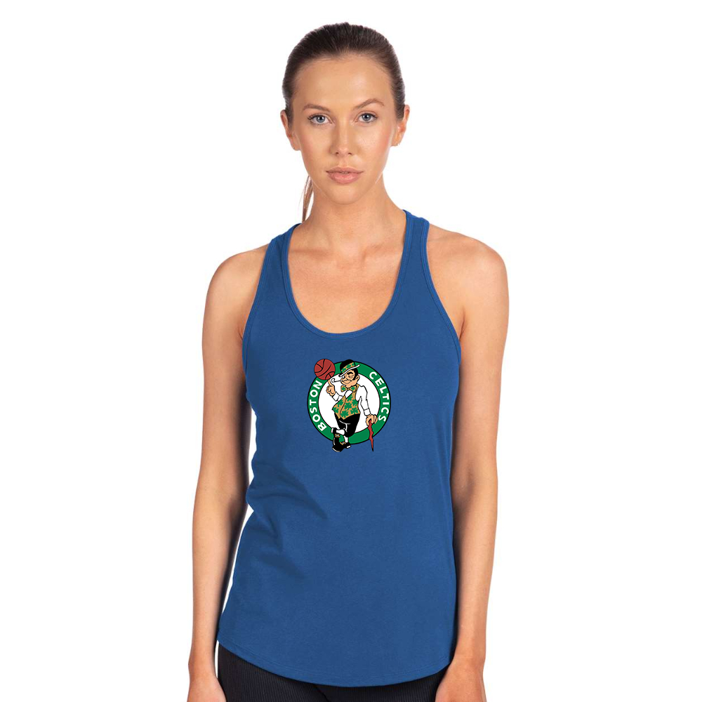 Women's Boston Celtics Logo Next Level Ideal Racerback Tank