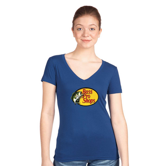 Women's Bass Pro Shops Logo Next Level V-Neck T-Shirt