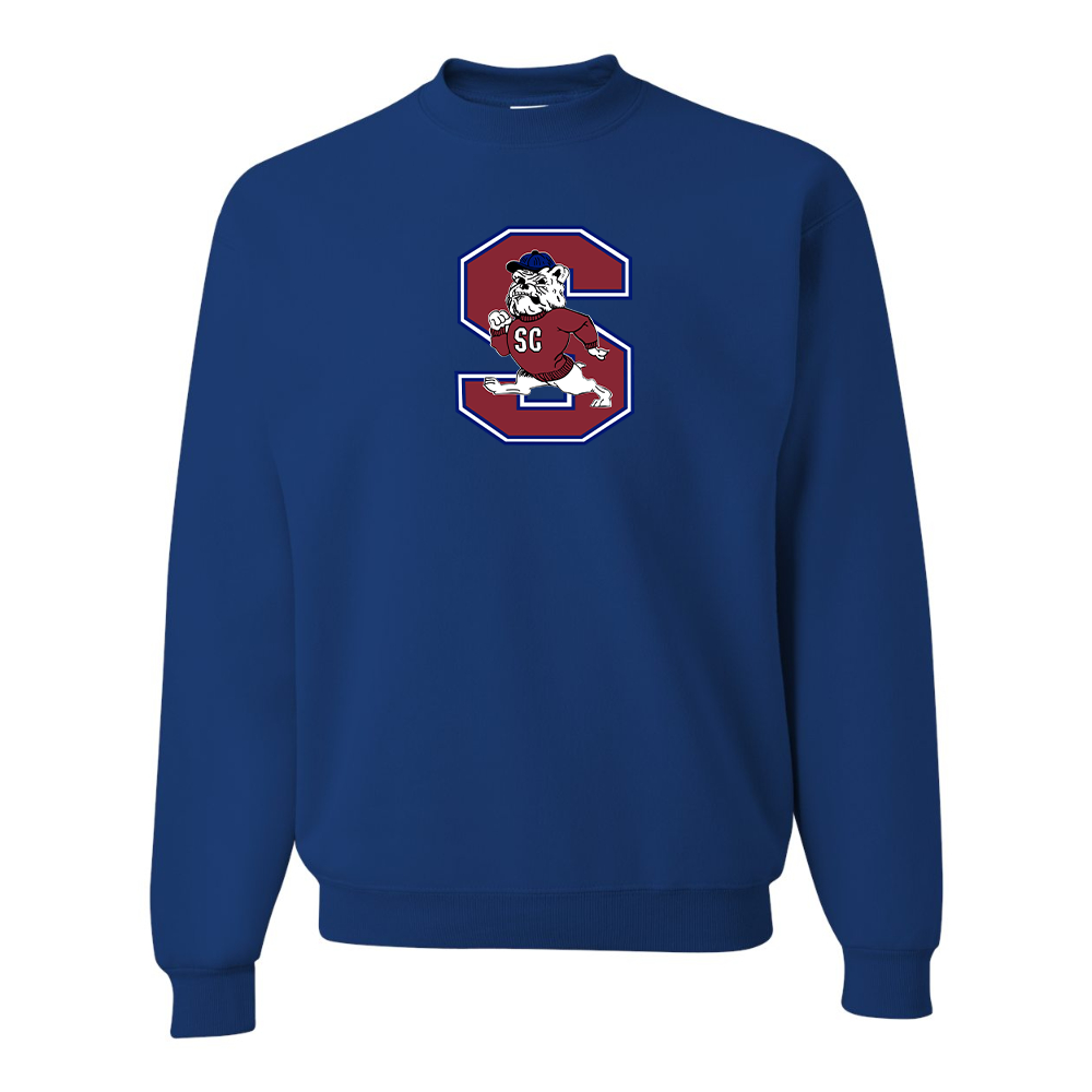 Men's South Carolina State Bulldogs Logo JERZEES NuBlend Crewneck Sweatshirt