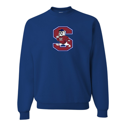 Men's South Carolina State Bulldogs Logo JERZEES NuBlend Crewneck Sweatshirt