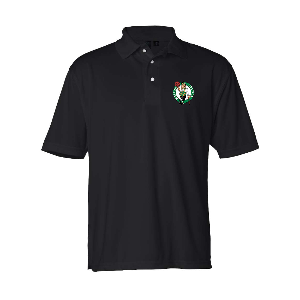 Men's Boston Celtics Logo Sierra Pacific Moisture Free Mesh Polo