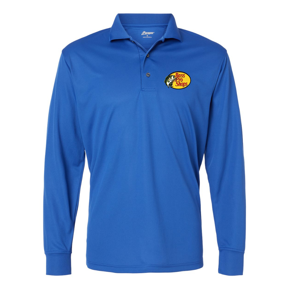 Men's Bass Pro Shops Logo Paragon Prescott Long Sleeve Polo