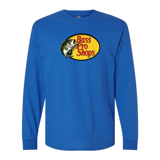 Men's Bass Pro Shops Logo Gildan Heavy Cotton Long Sleeve T-Shirt