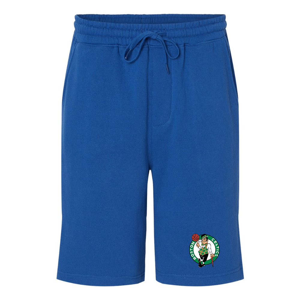 Men's Boston Celtics Logo Independent Trading Co Midweight Fleece Shorts