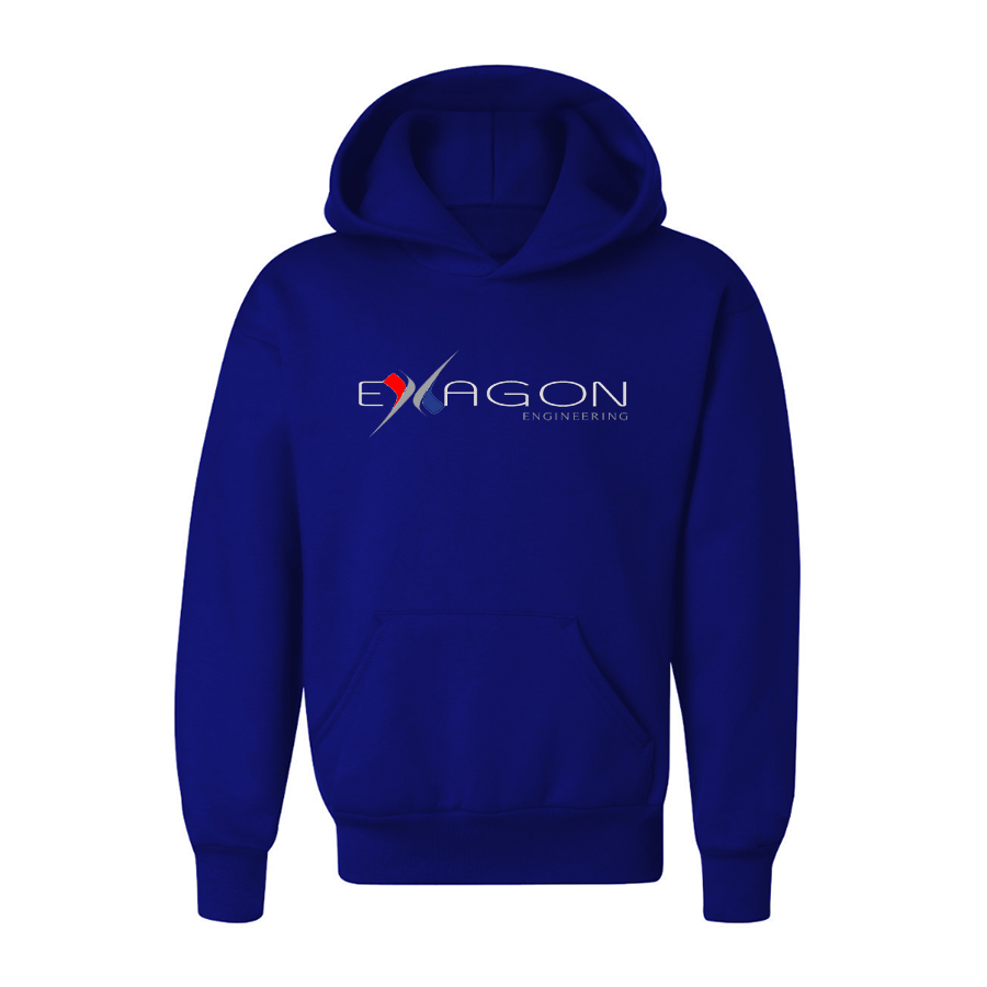 Youth Exagon Engineering Logo Pullover Hoodie
