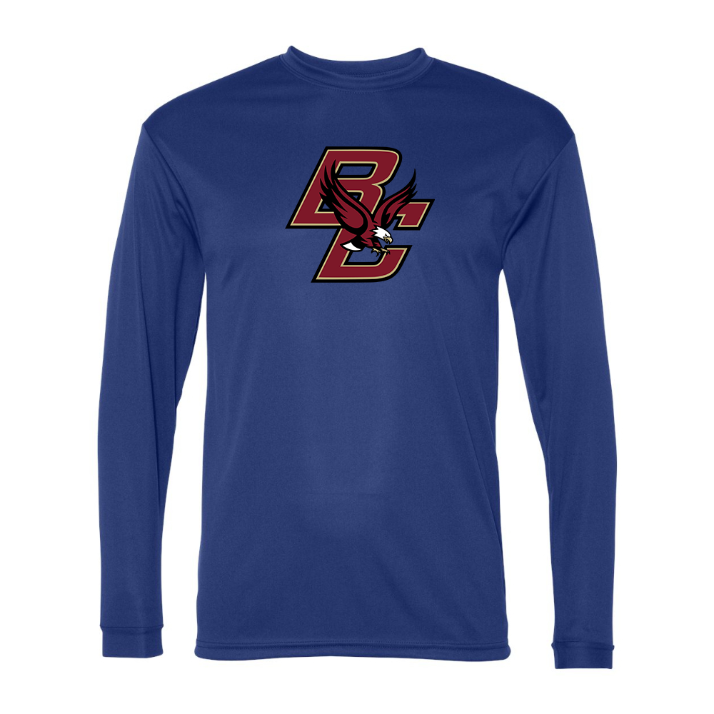 Men's Boston College Eagles Polyester Long Sleeve T-Shirt
