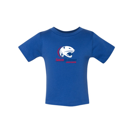 South Alabama Jaguars Logo BELLA CANVAS Infant Jersey Tee