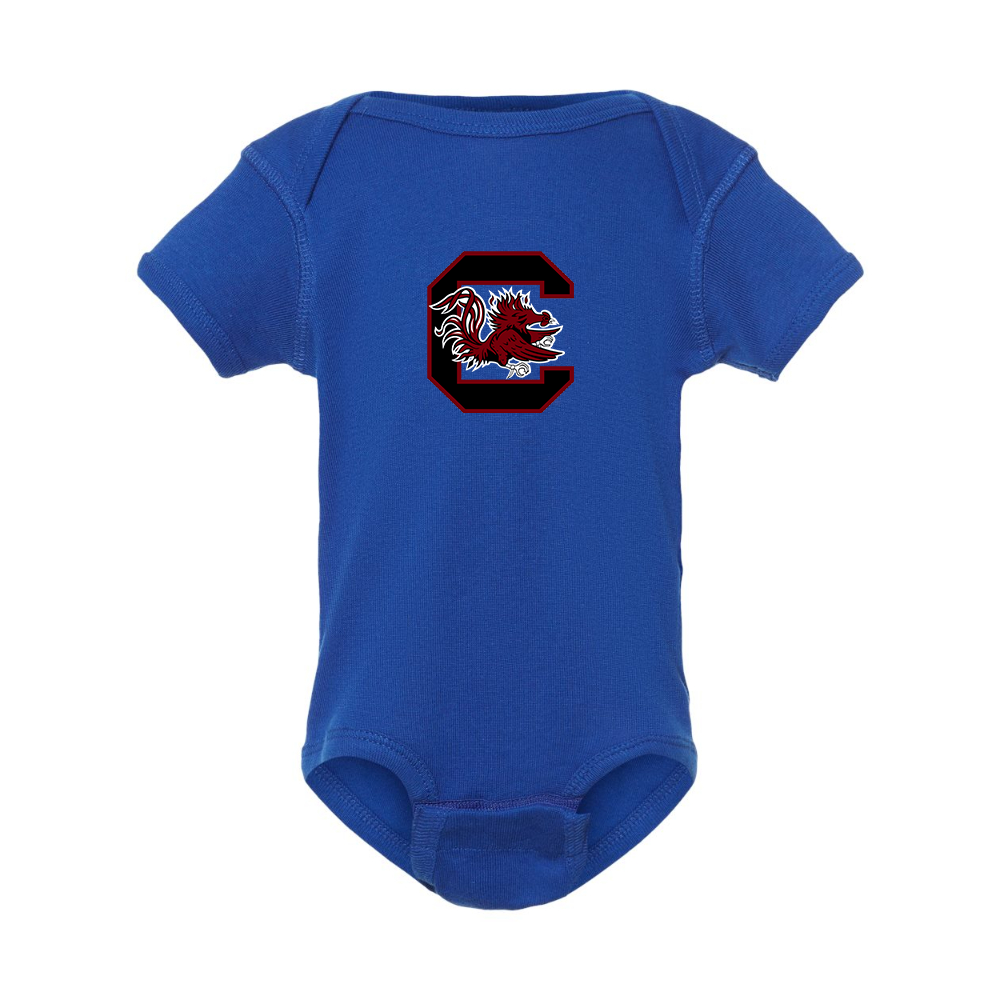 South Carolina Gamecocks Logo Rabbit Skins Infant Baby Rib Bodysuit