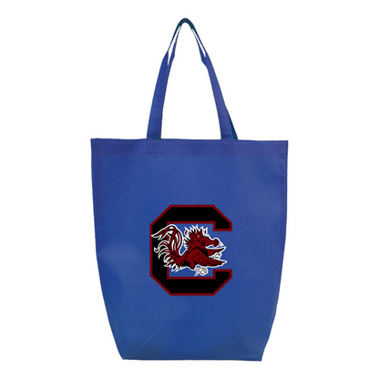 South Carolina Gamecocks Logo Q-Tees Non-Woven Gusset Bottom Tote