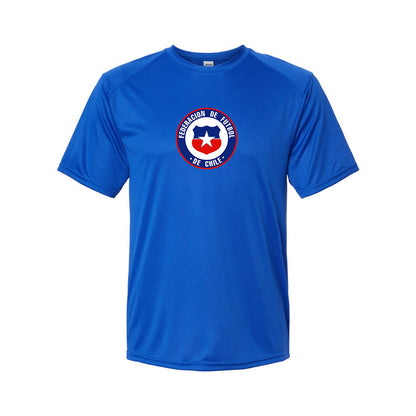 Men's Chile National Soccer Team  Performance T-Shirt