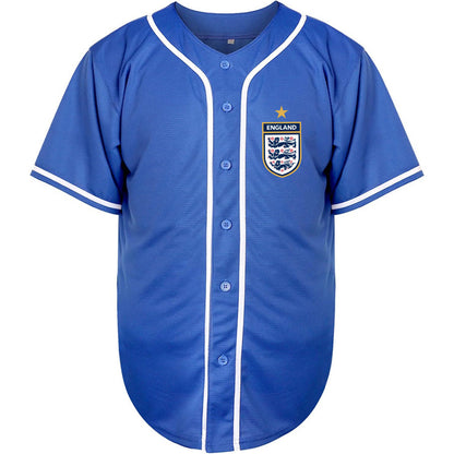 Men's England National Soccer Team Baseball Jersey