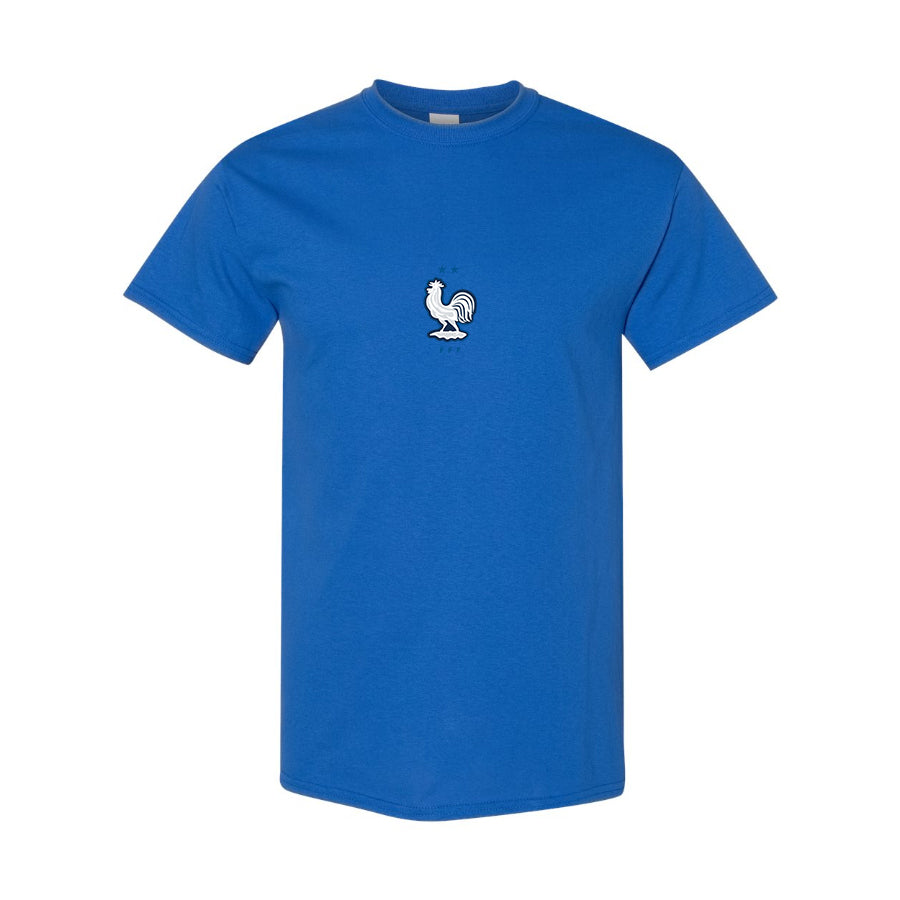 Men's France National Soccer Team Cotton T-Shirt