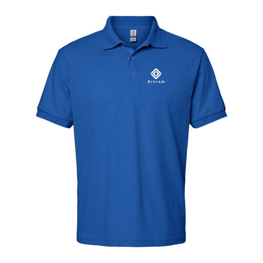 Men's Rivian Logo Dry Blend Polo