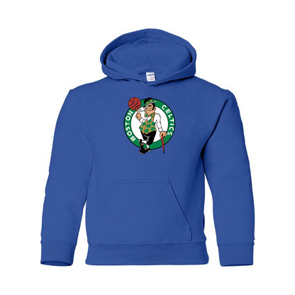 Youth Boston Celtics Logo Gildan Heavy Blend  Hooded Sweatshirt