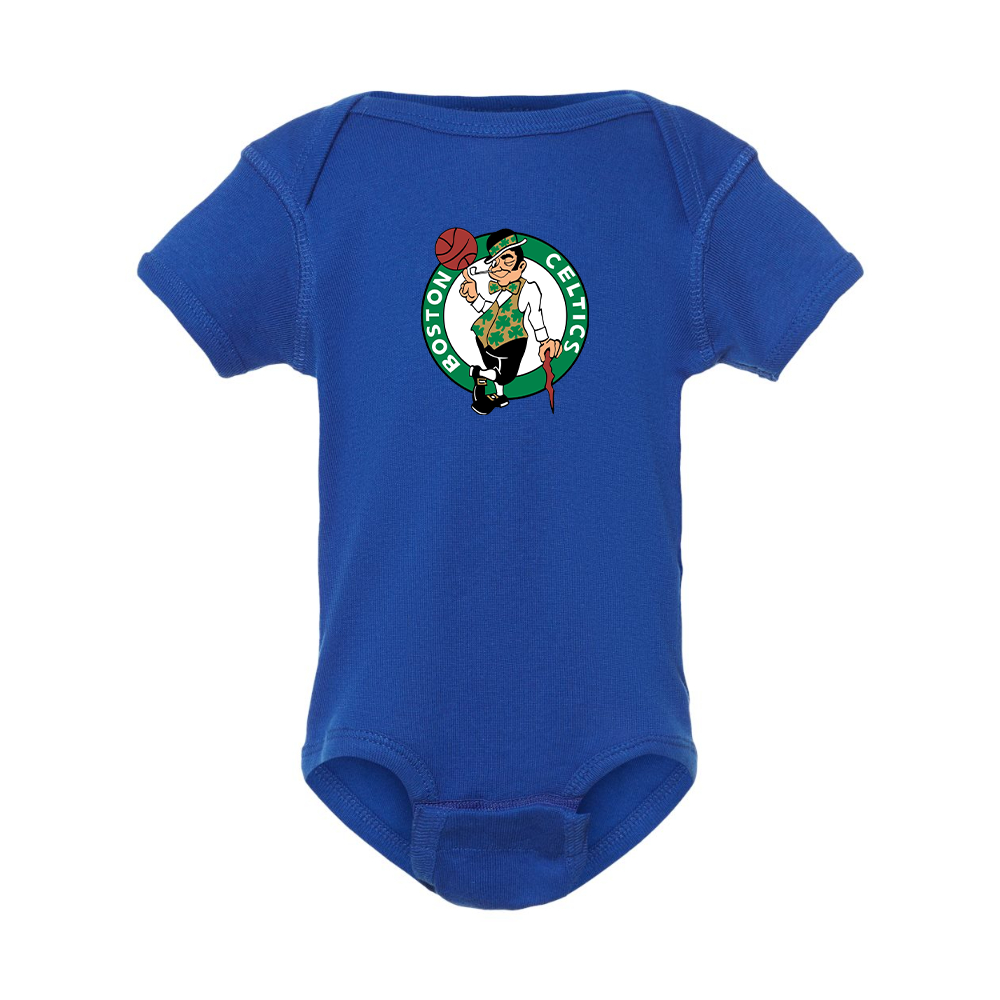 Boston Celtics Logo Rabbit Skins Infant Baby Rib Bodysuit