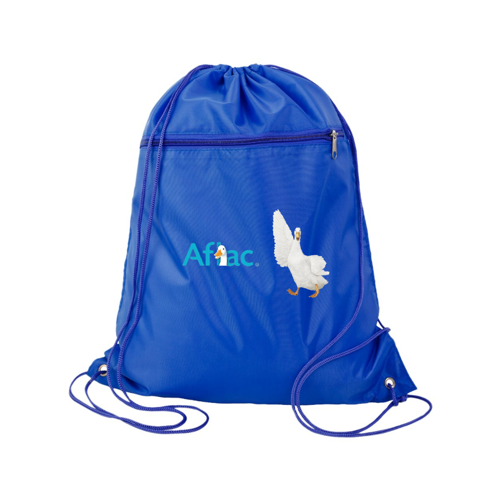 Aflac Logo and Duck Q-Tees - Polyester Cinchpack