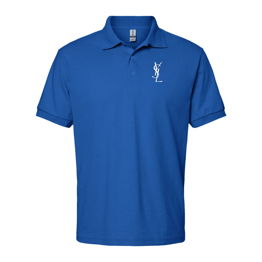 Men's YSL logo Dry Blend Polo