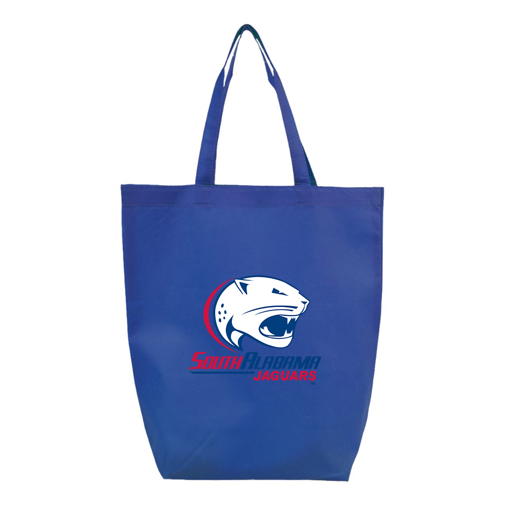 South Alabama Jaguars Logo Q-Tees Non-Woven Gusset Bottom Tote