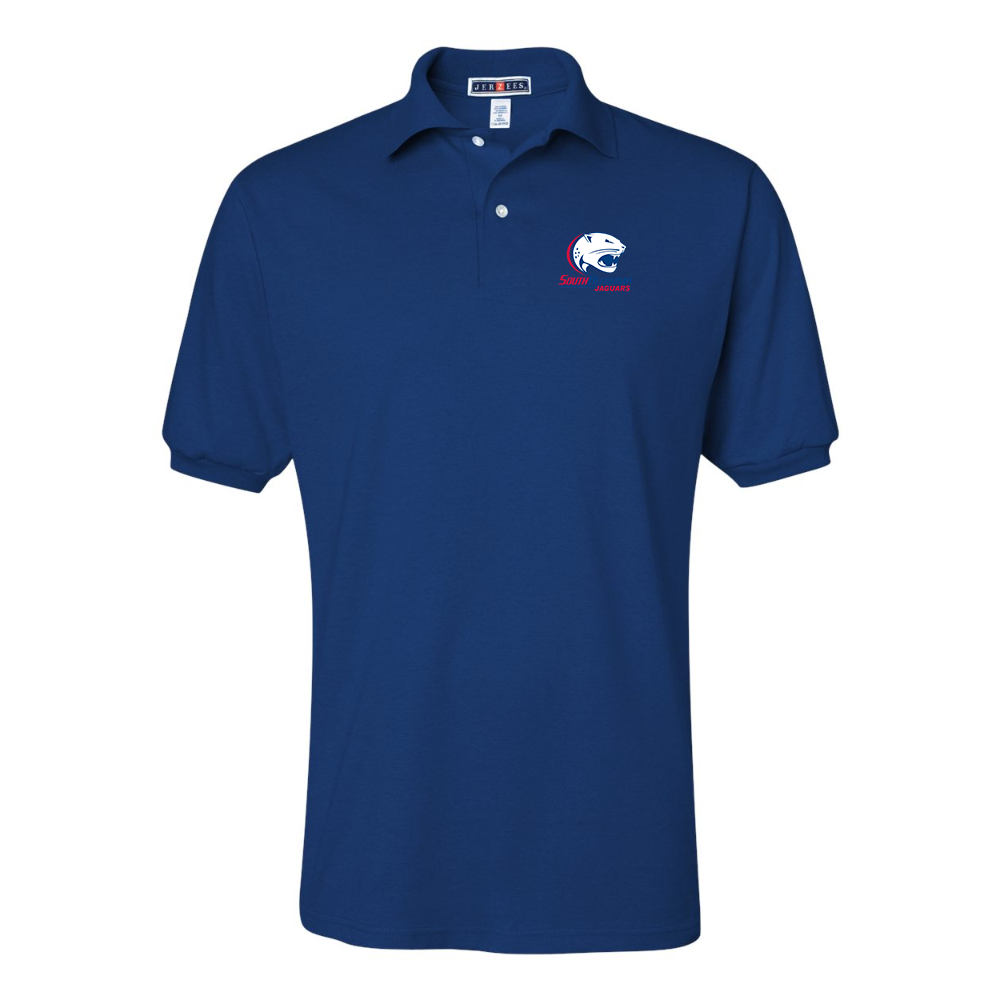 Men's South Alabama Jaguars Logo JERZEES  SpotShield polo