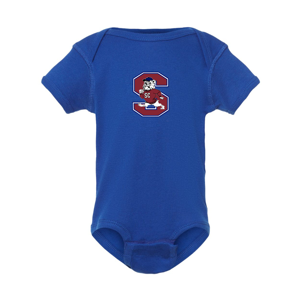 South Carolina State Bulldogs Logo Rabbit Skins Infant Baby Rib Bodysuit