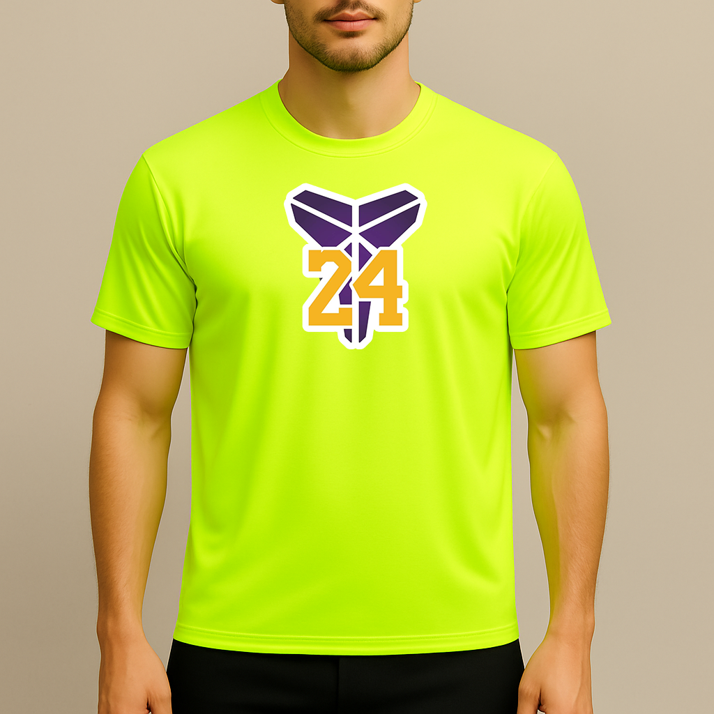 Men's Kobe Bryant Mamba 24 Polyester T-Shirt